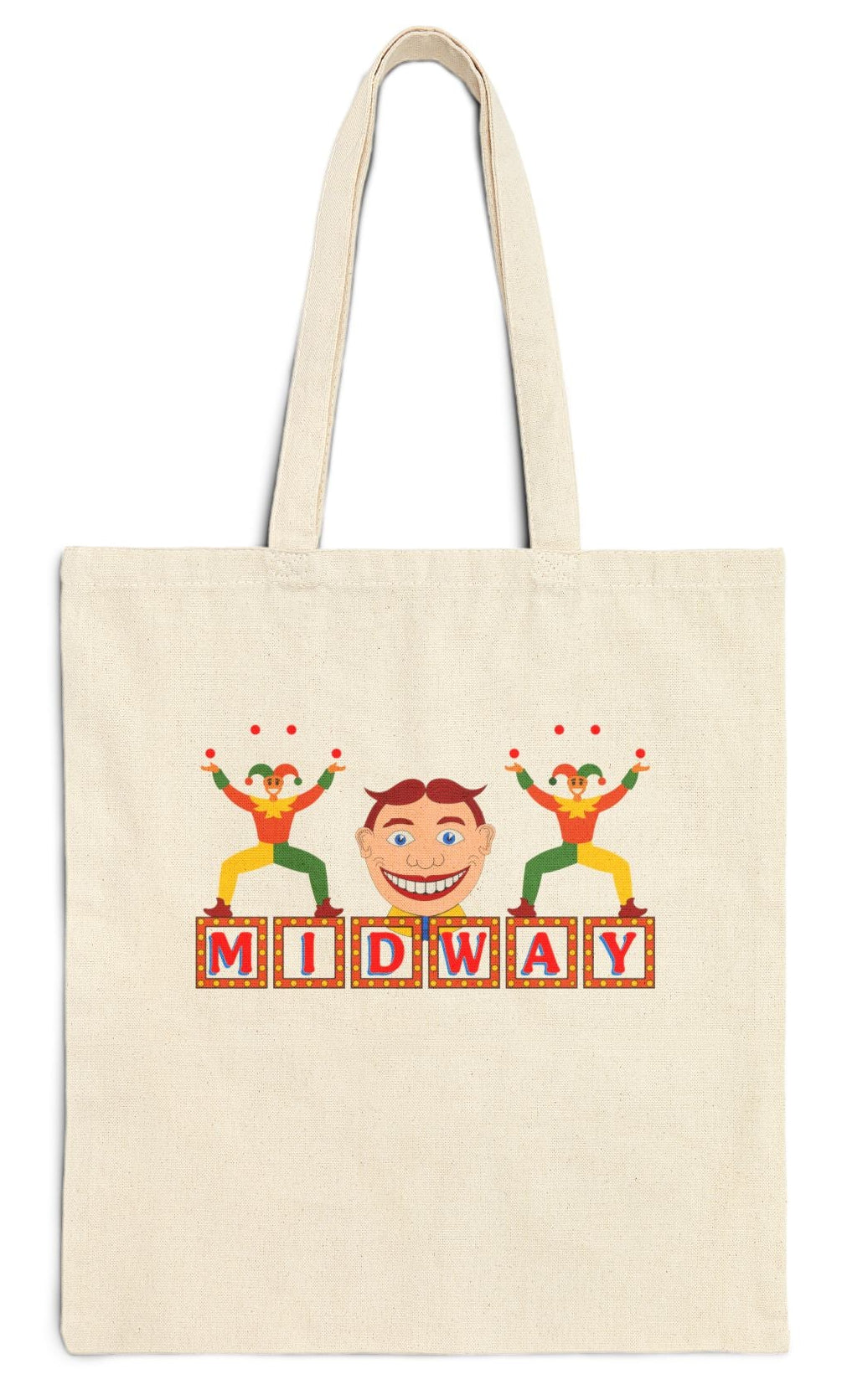 Carnival Midway canvas tote