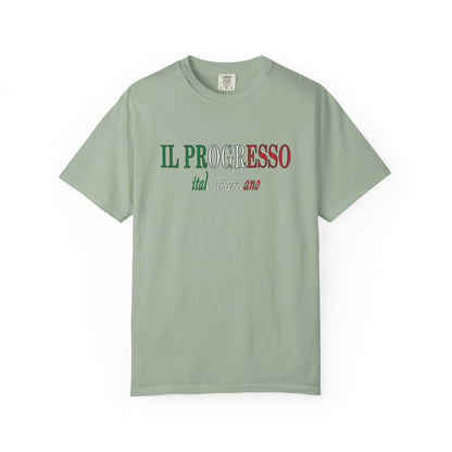 Il Progresso T-Shirt Italian Newspaper Unisex Tee