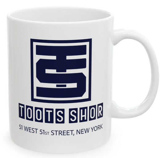Toots Shor Ceramic Mug 11oz