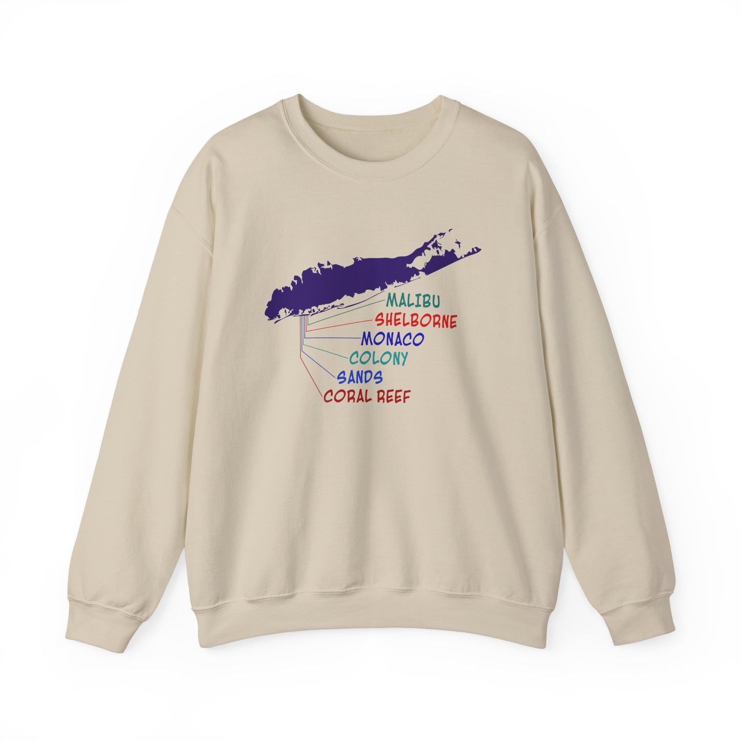 Lido Beach Clubs Unisex Sweatshirt