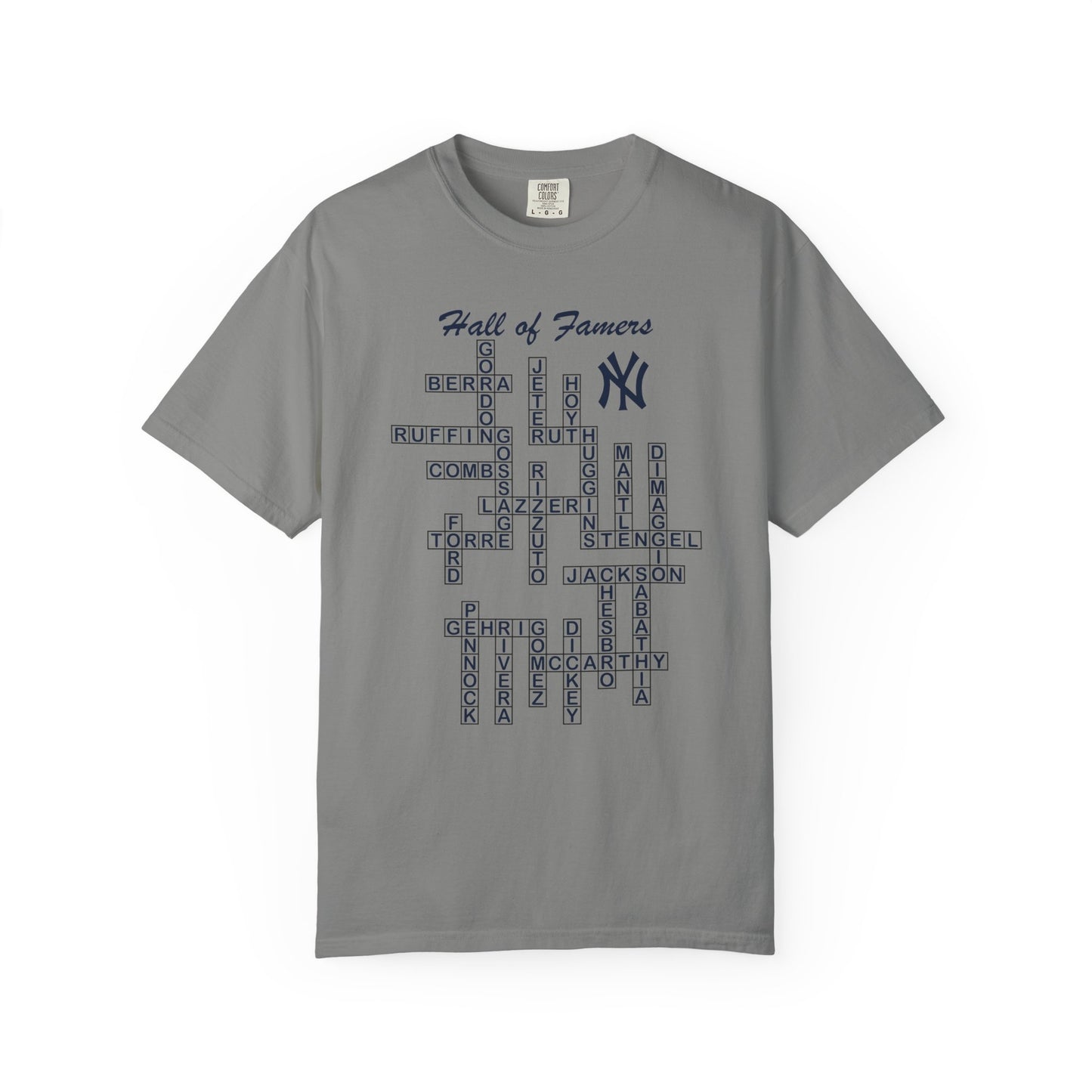 NY Yankees Hall of Famers Crossword Unisex T-Shirt
