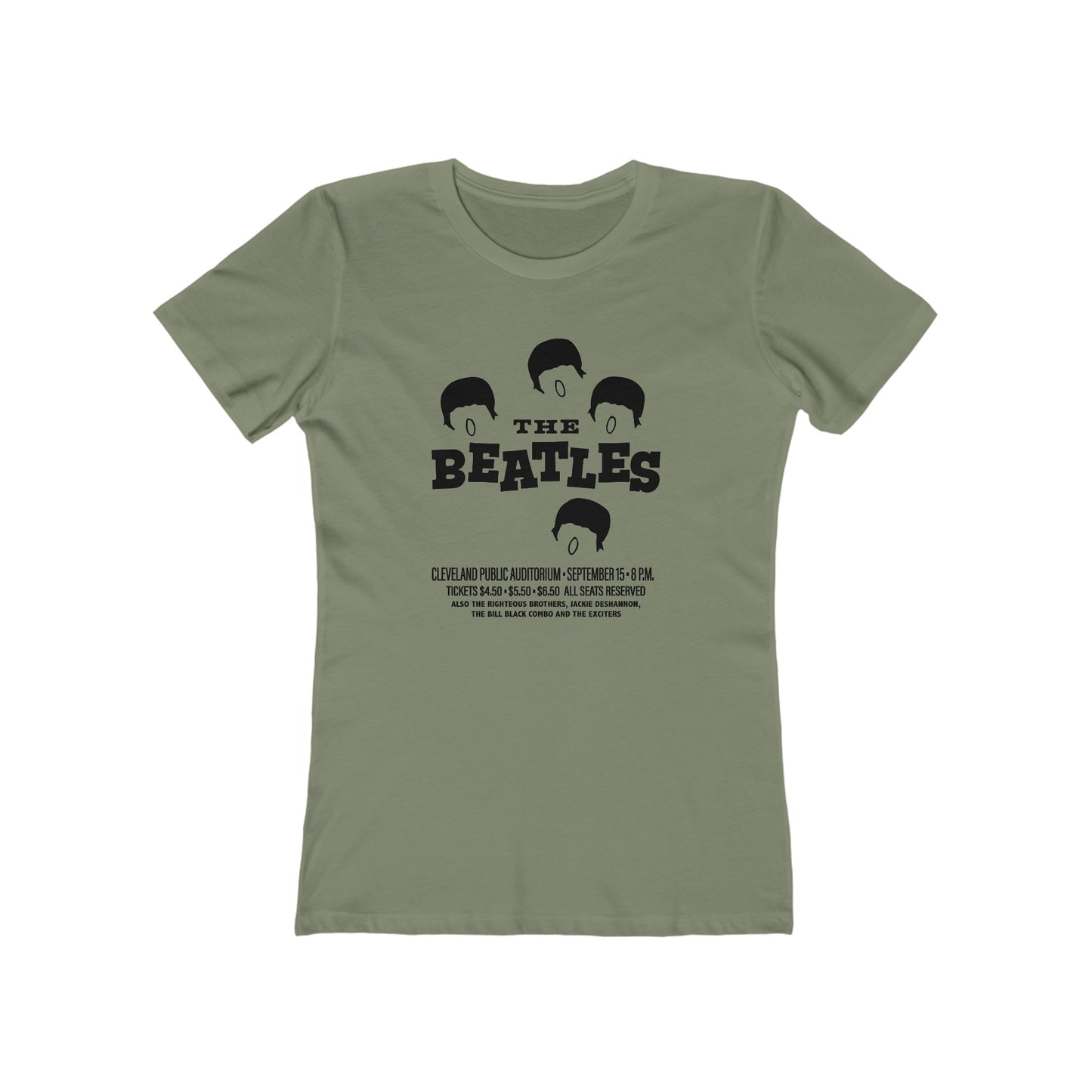 The Beatles in Cleveland - Concert Poster - Women's T-Shirt