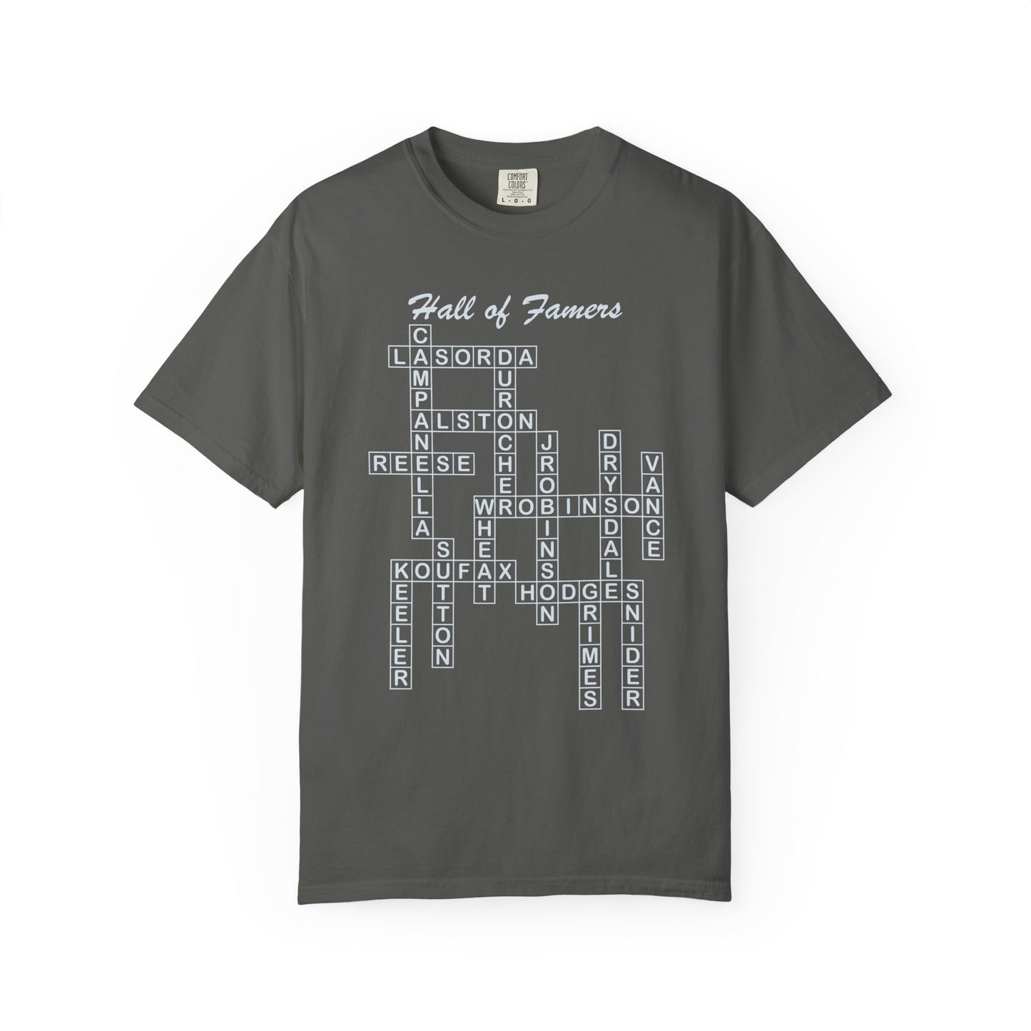 Dodgers Hall of Famers Crossword Unisex T-Shirt