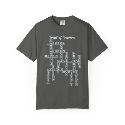 Dodgers Hall of Famers Crossword Unisex T-Shirt