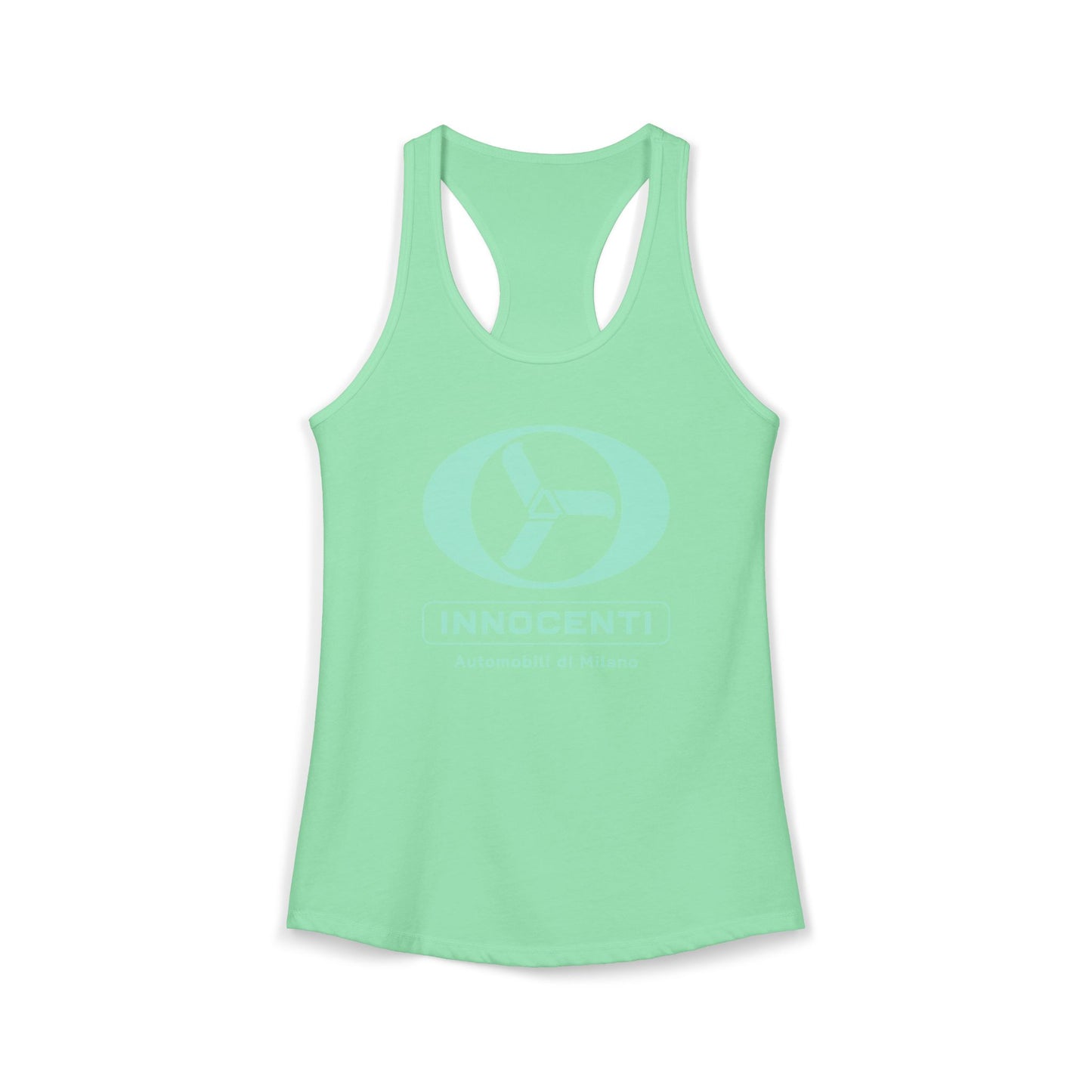 Innocenti Tank Top Classic Italian Car Women's Racerback