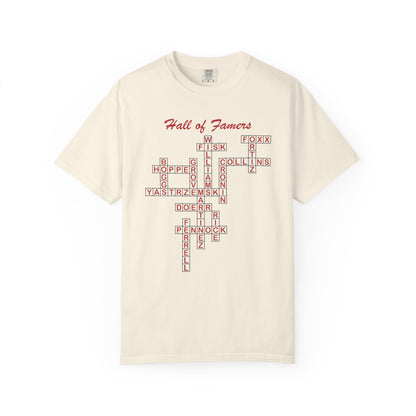 Boston Red Sox Hall of Famers Crossword Unisex T-Shirt