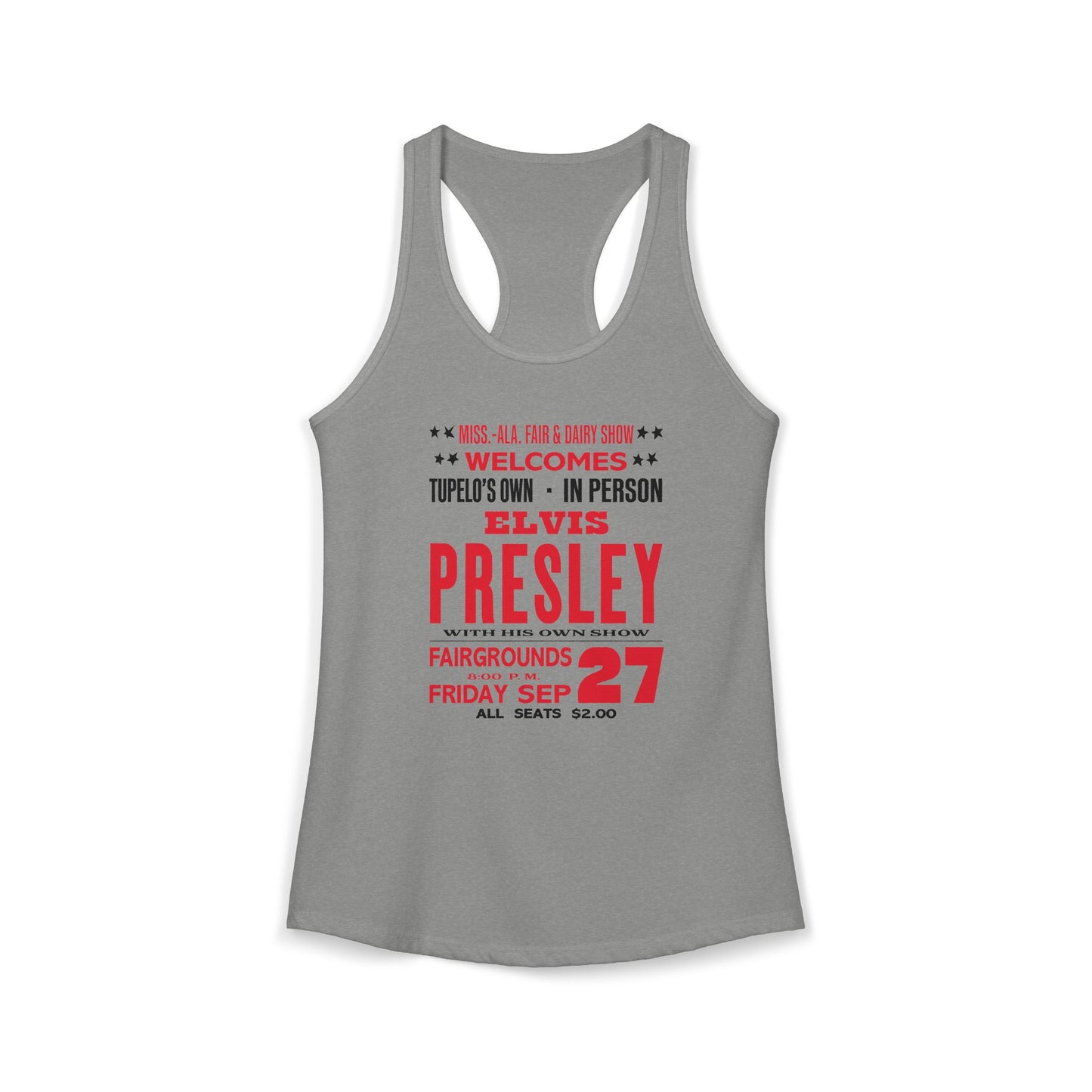 Elvis at the Fair Women's Racerback Tank