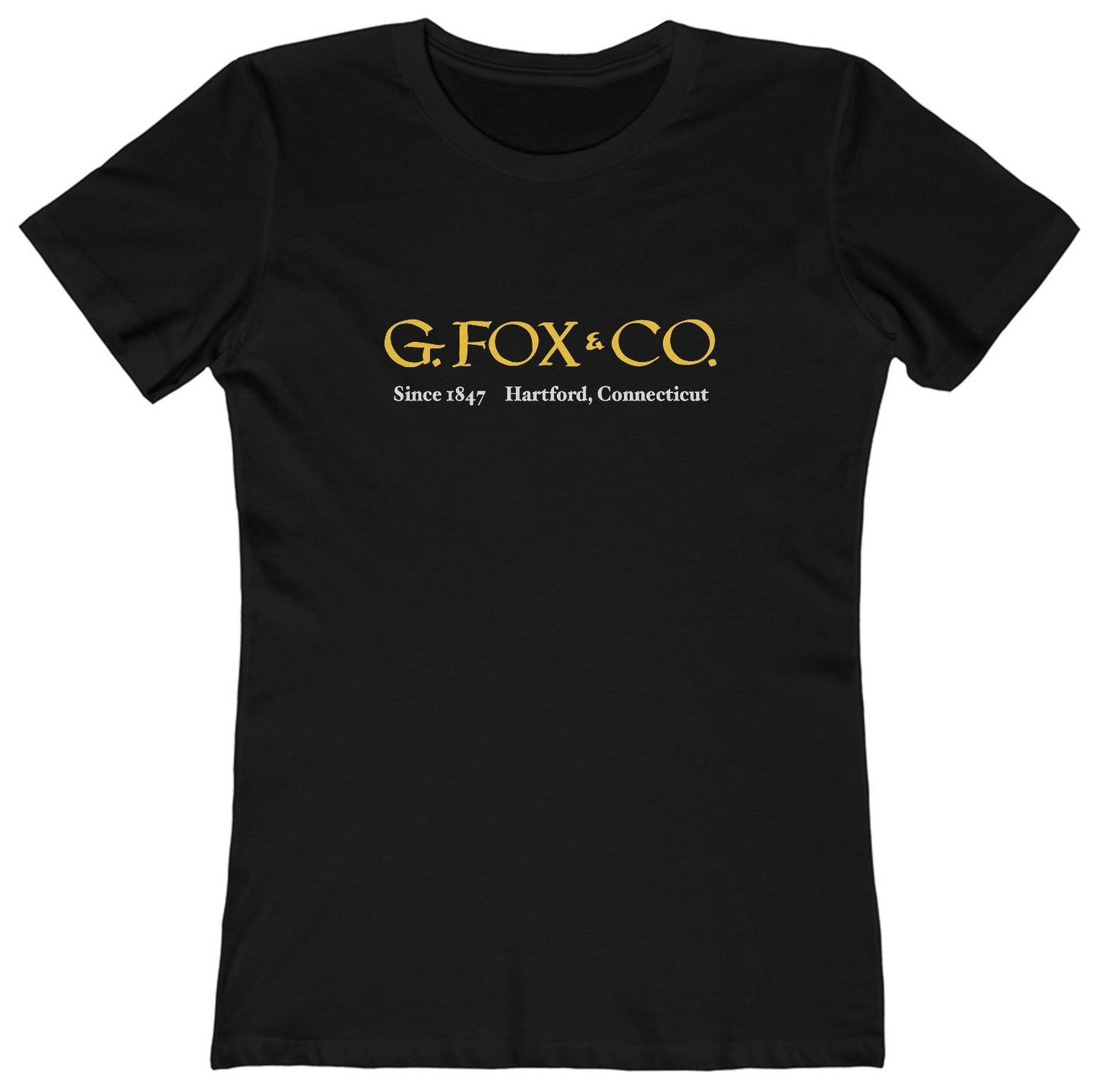 T-shirt with 'G. Fox & Co.' logo