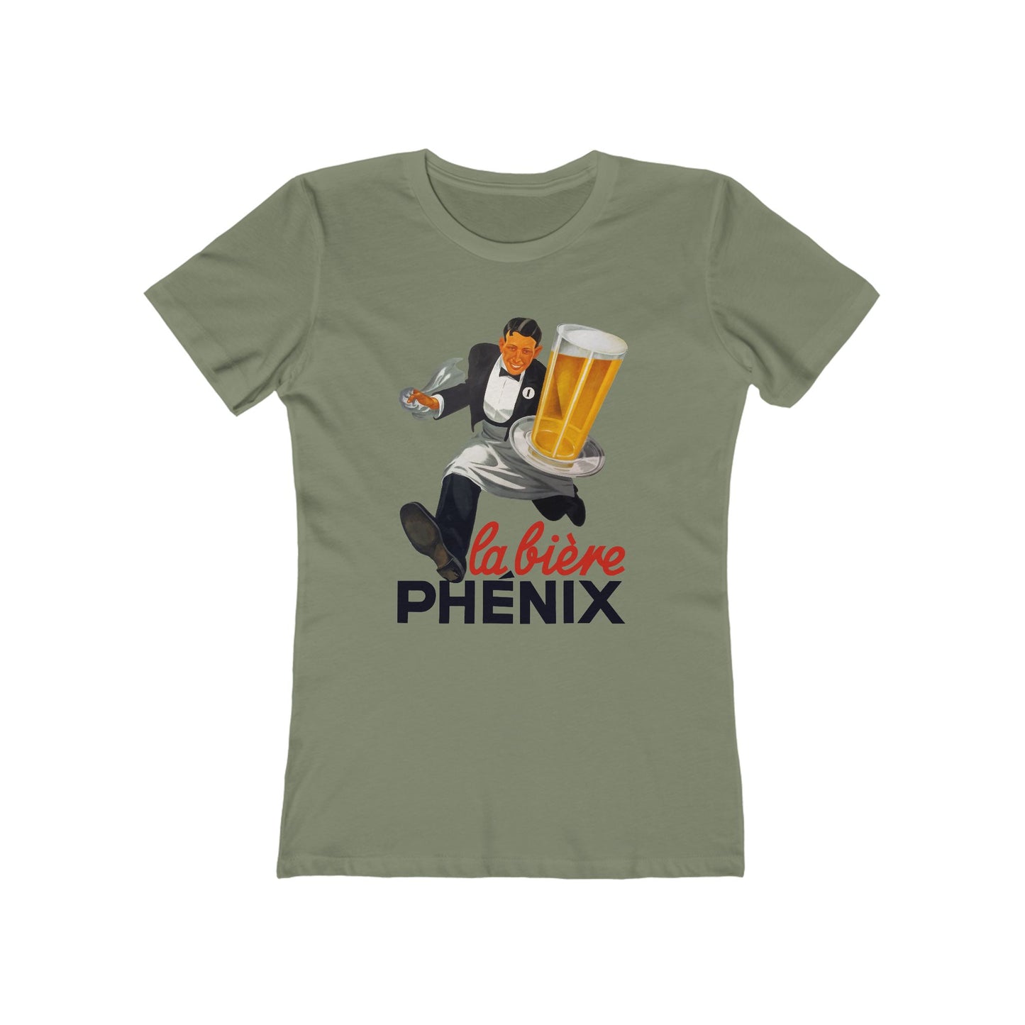 La Biere Phenix - Vintage Beer Ad - Women's T-Shirt