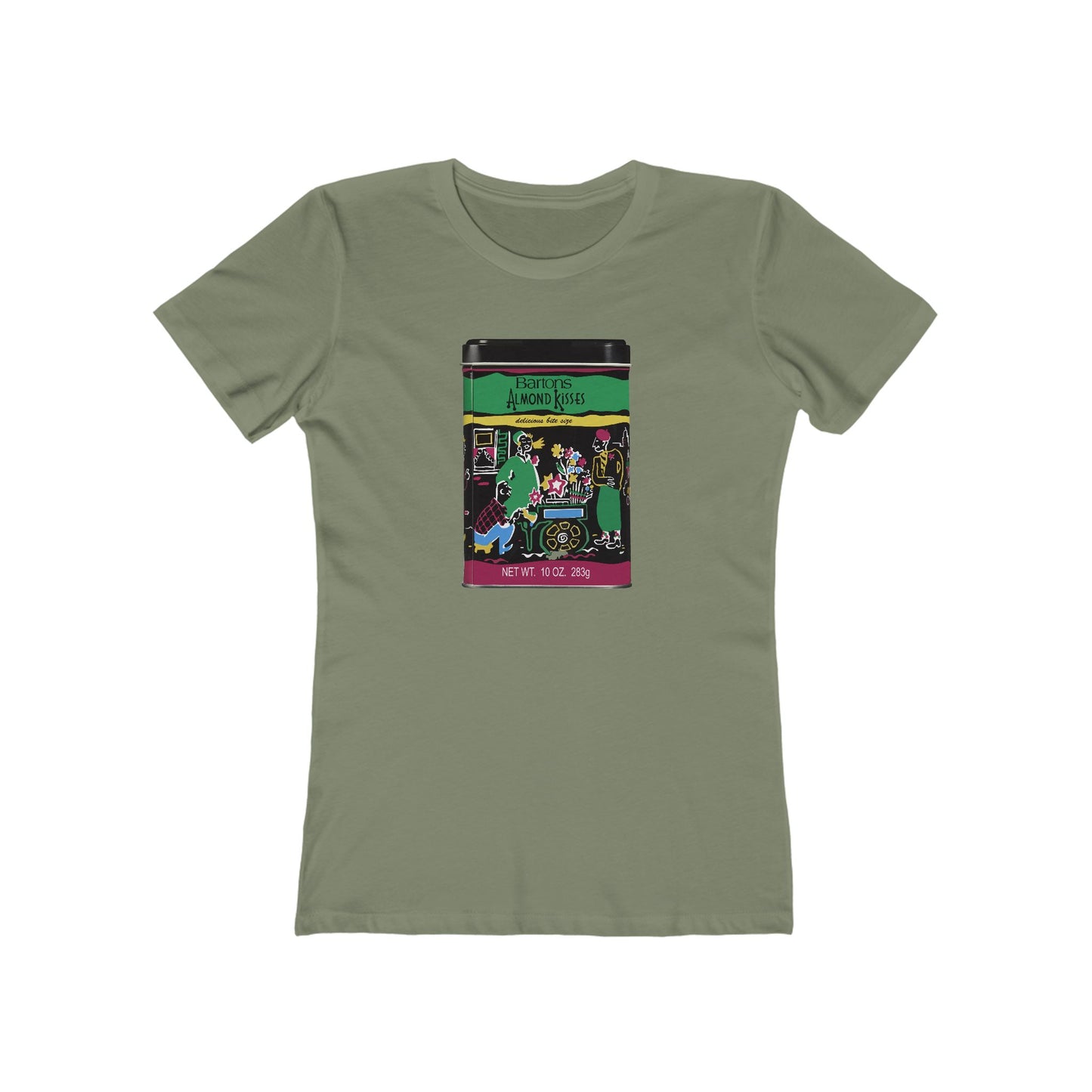 Barton's Almond Kisses Chocolate Candy T-Shirt Women's