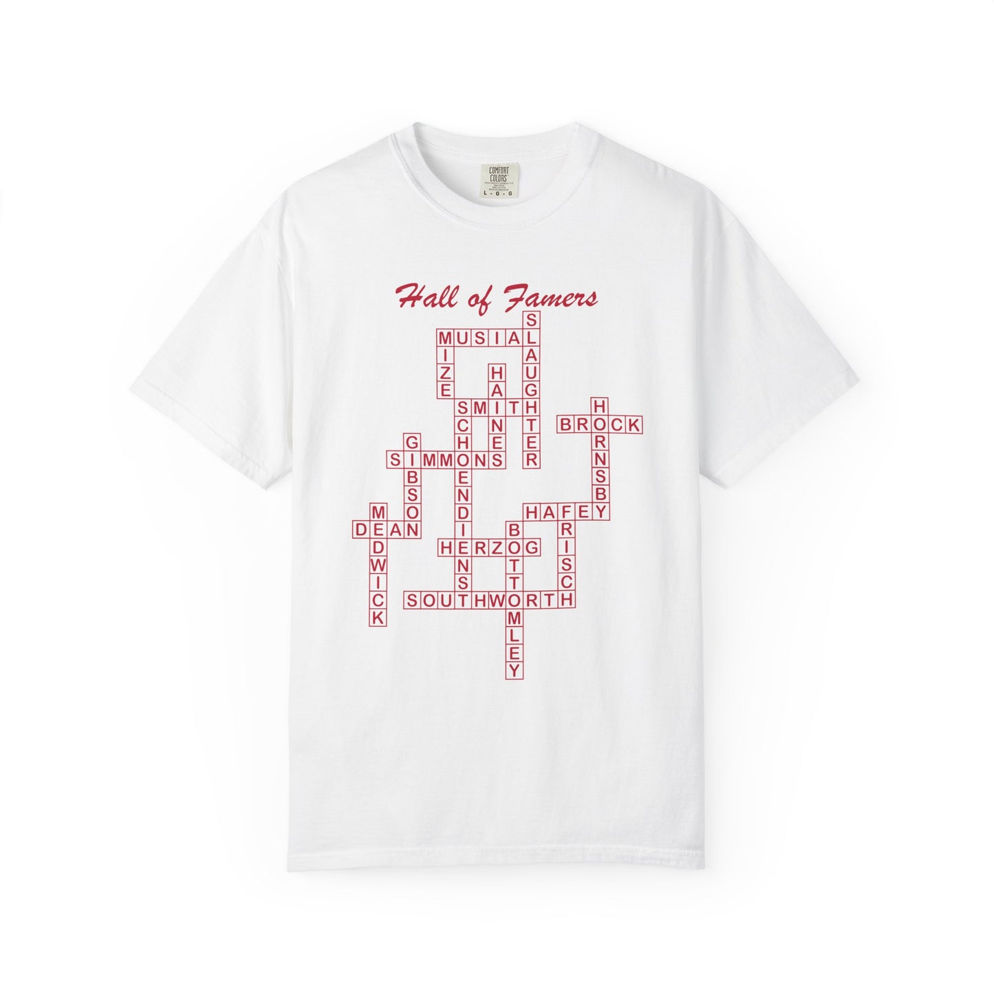 St Louis Cardinals Hall of Famers Crossword Unisex T-Shirt