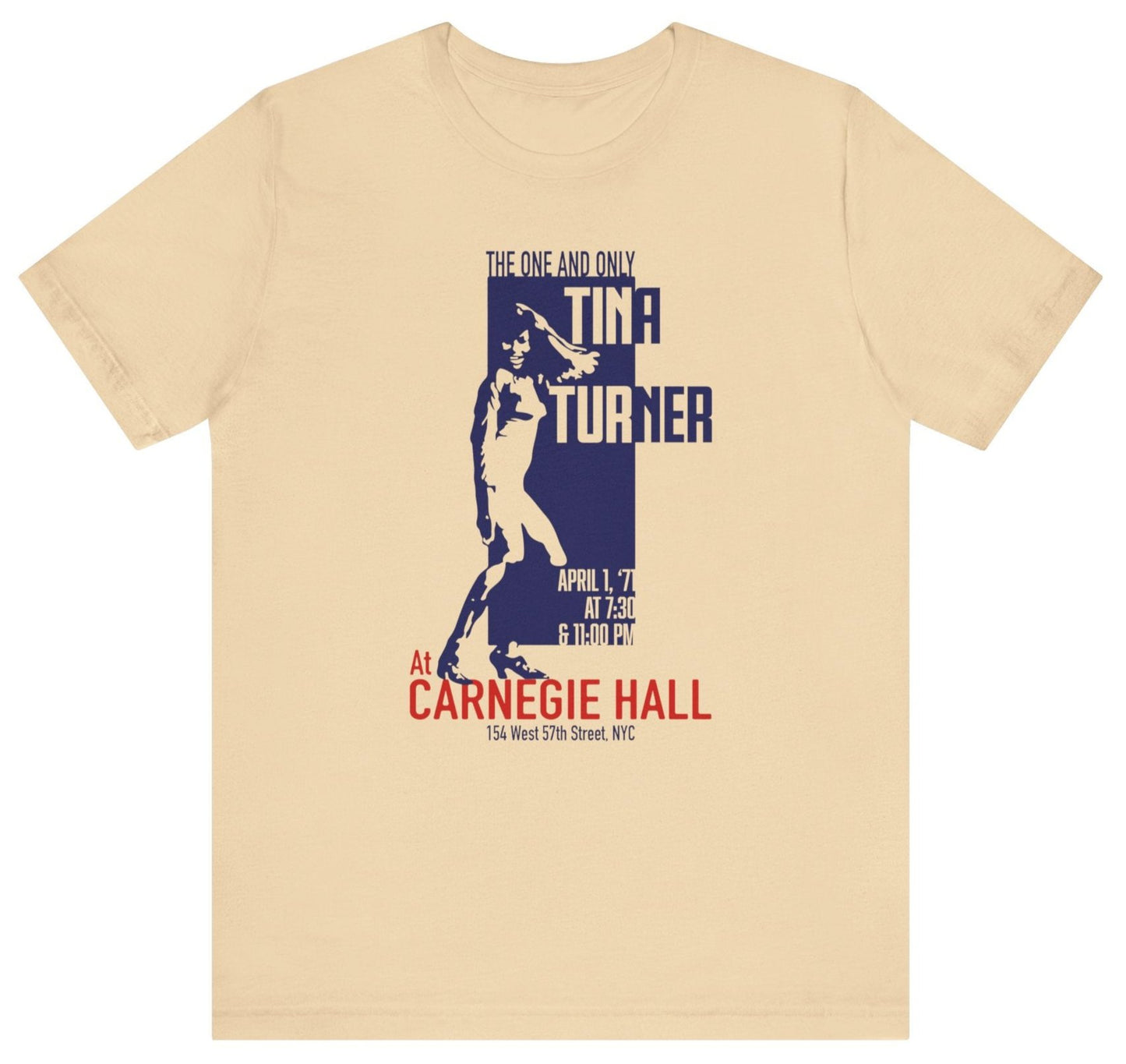 Tina Turner Carnegie Hall t shirt