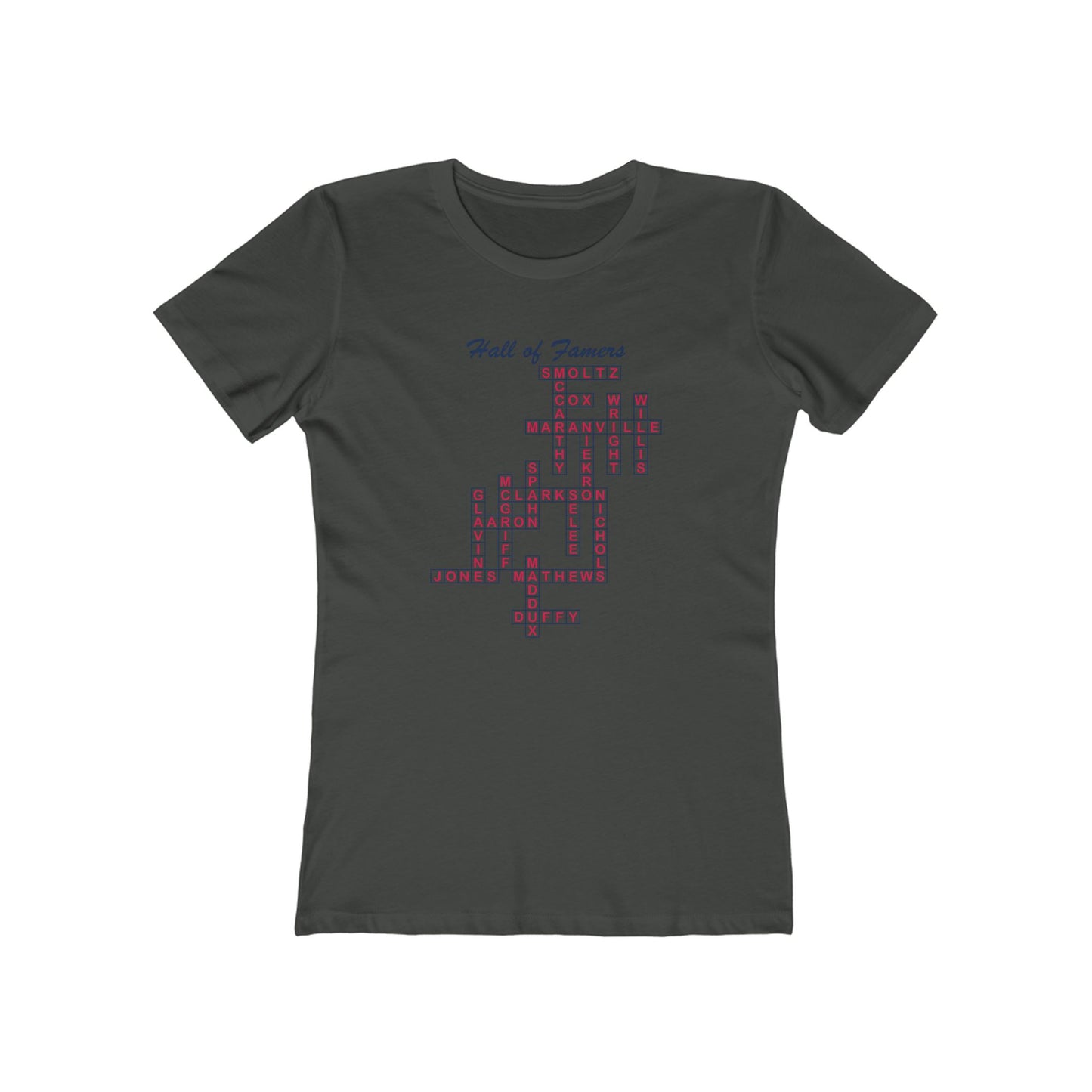 Braves Hall of Famers Crossword Women's Tee