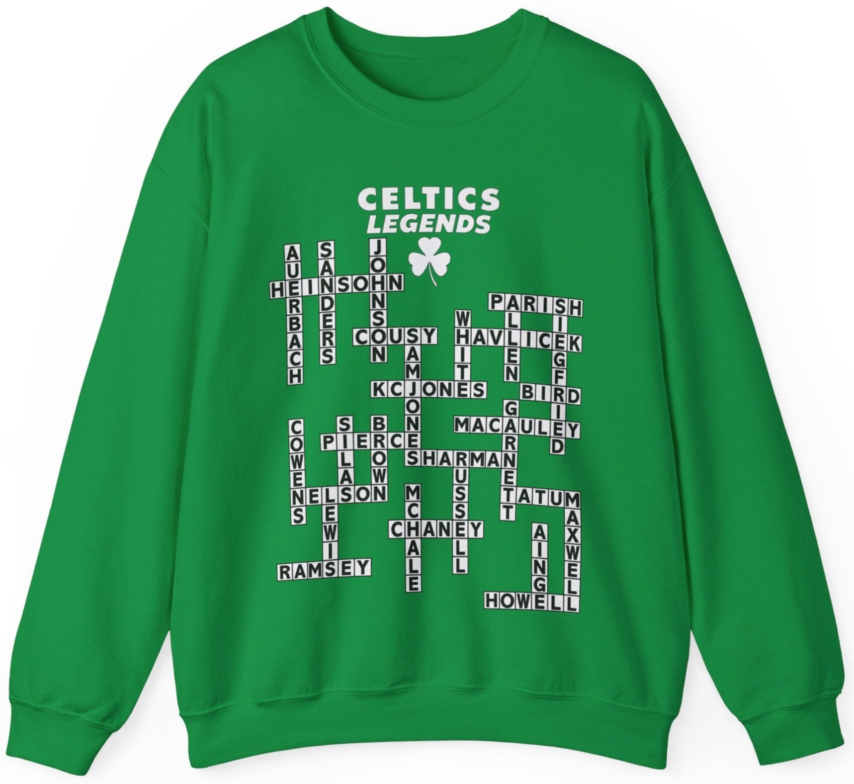 Celtics crossword sweatshirt