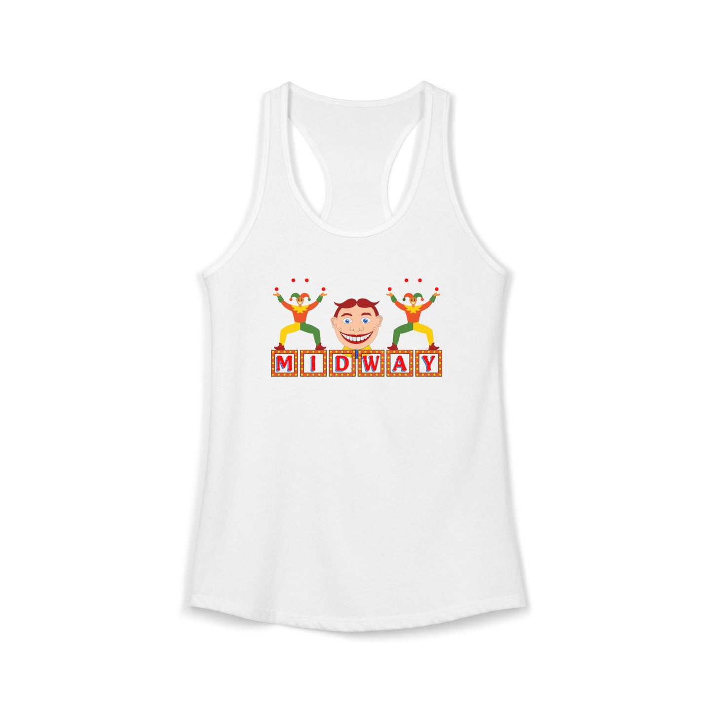 Carnival Midway Tank Top Women's Racerback