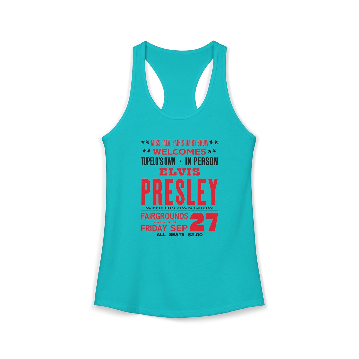 Elvis at the Fair Women's Racerback Tank