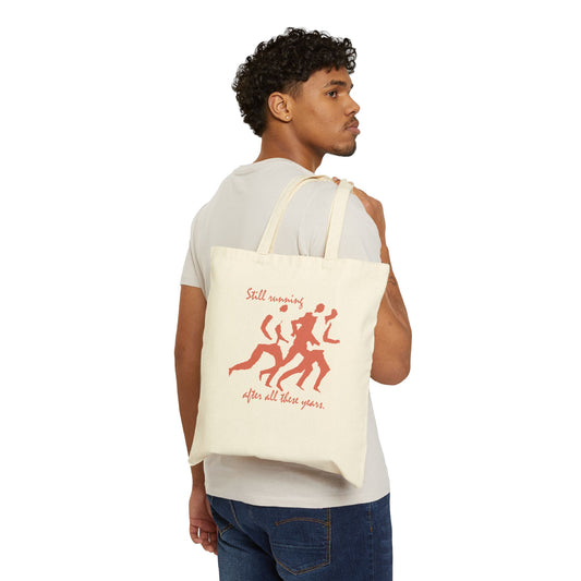 Still Running After All These Years Canvas Tote Bag