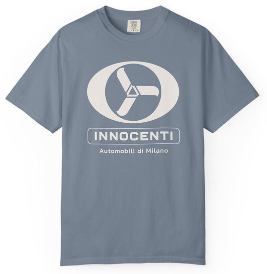 T-shirt with Innocenti steering wheel graphic