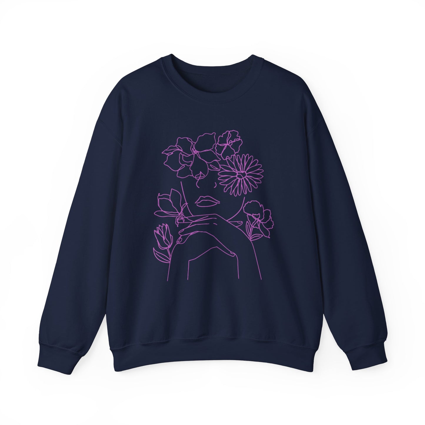 Woman Among the Flowers - Unisex Sweatshirt