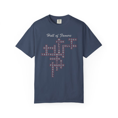 Boston Red Sox Hall of Famers Crossword Unisex T-Shirt