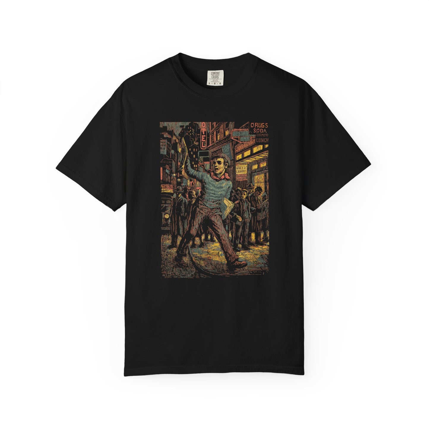 Newsboy T-Shirt Graphic Tee Unisex