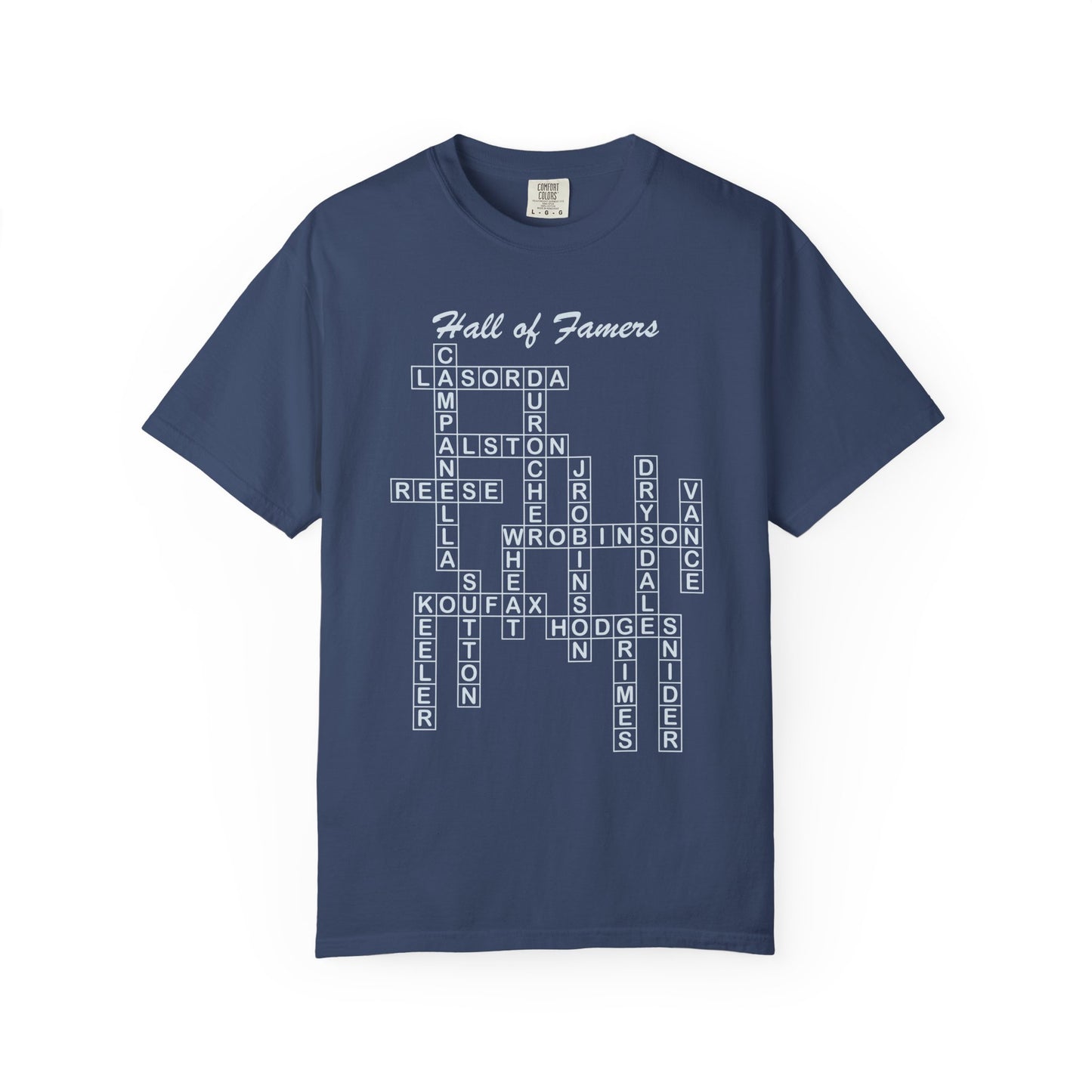 Dodgers Hall of Famers Crossword Unisex T-Shirt