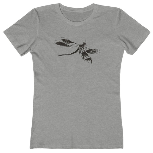 T-shirt with a dragonfly graphic design