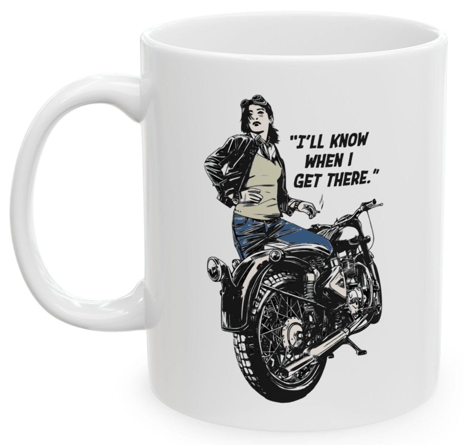 Motorcycle mug