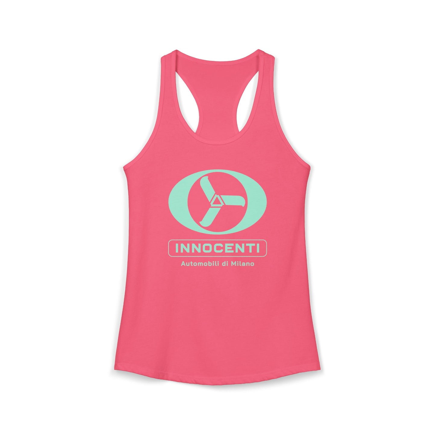 Innocenti Tank Top Classic Italian Car Women's Racerback