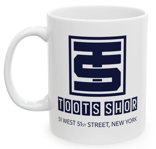 Toots Shor Ceramic Mug 11oz
