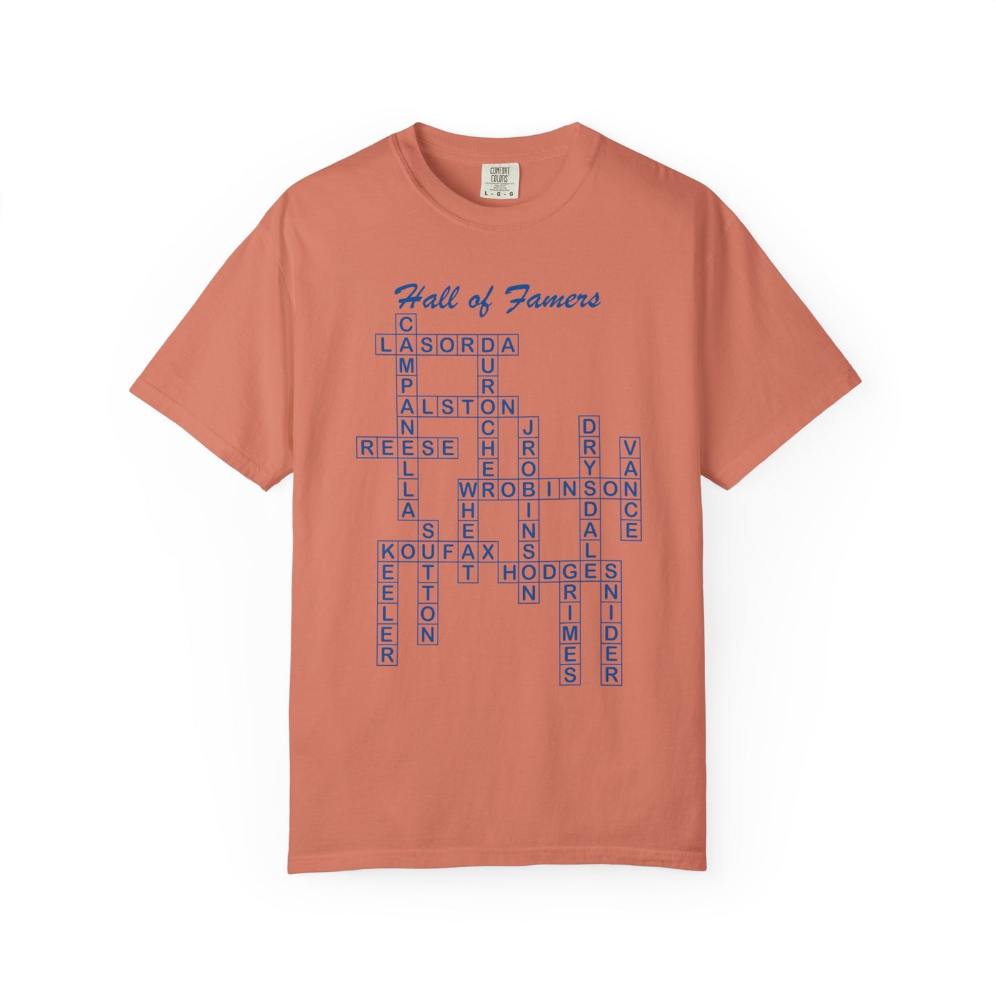 Dodgers Hall of Famers Crossword Unisex T-Shirt