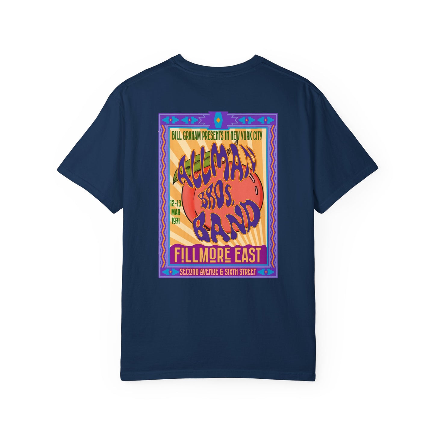 Fillmore East/Allman Bros at the Fillmore Front/Back Unisex T-Shirt