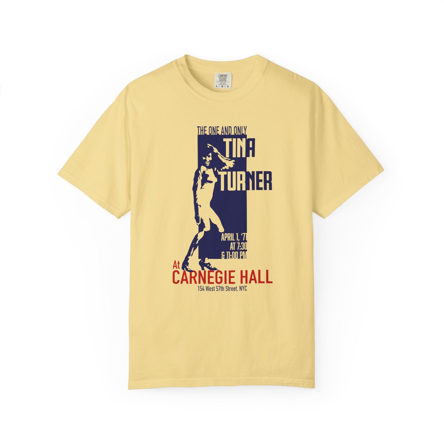 Tina Turner T-Shirt Carnegie Hall Unisex