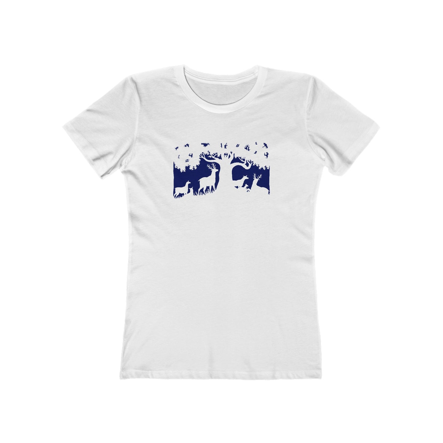 Deer in the Woods - Women's T-Shirt