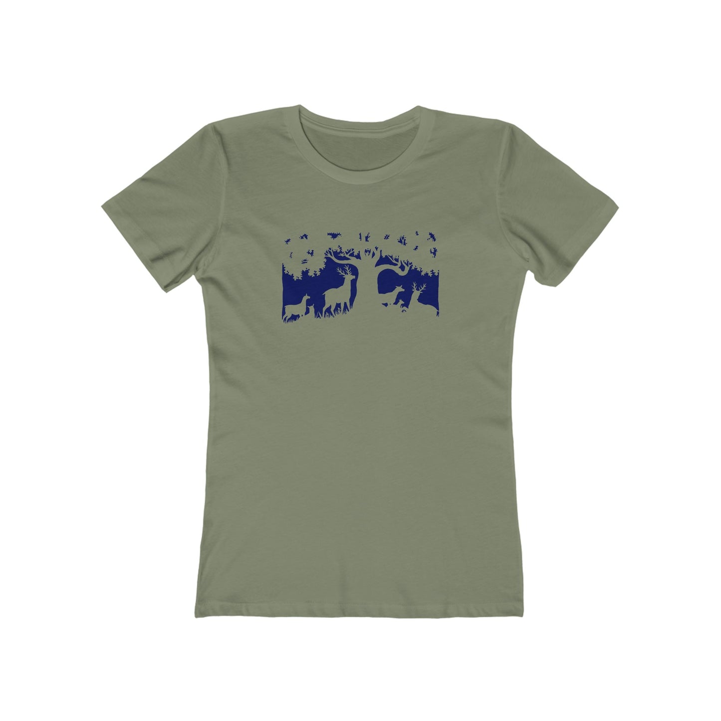 Deer in the Woods - Women's T-Shirt