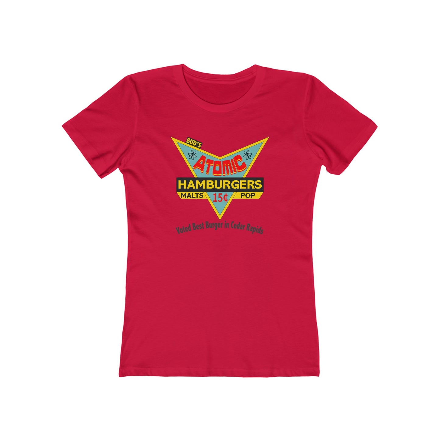 Atomic Hamburgers Retro Sign Women's T-Shirt