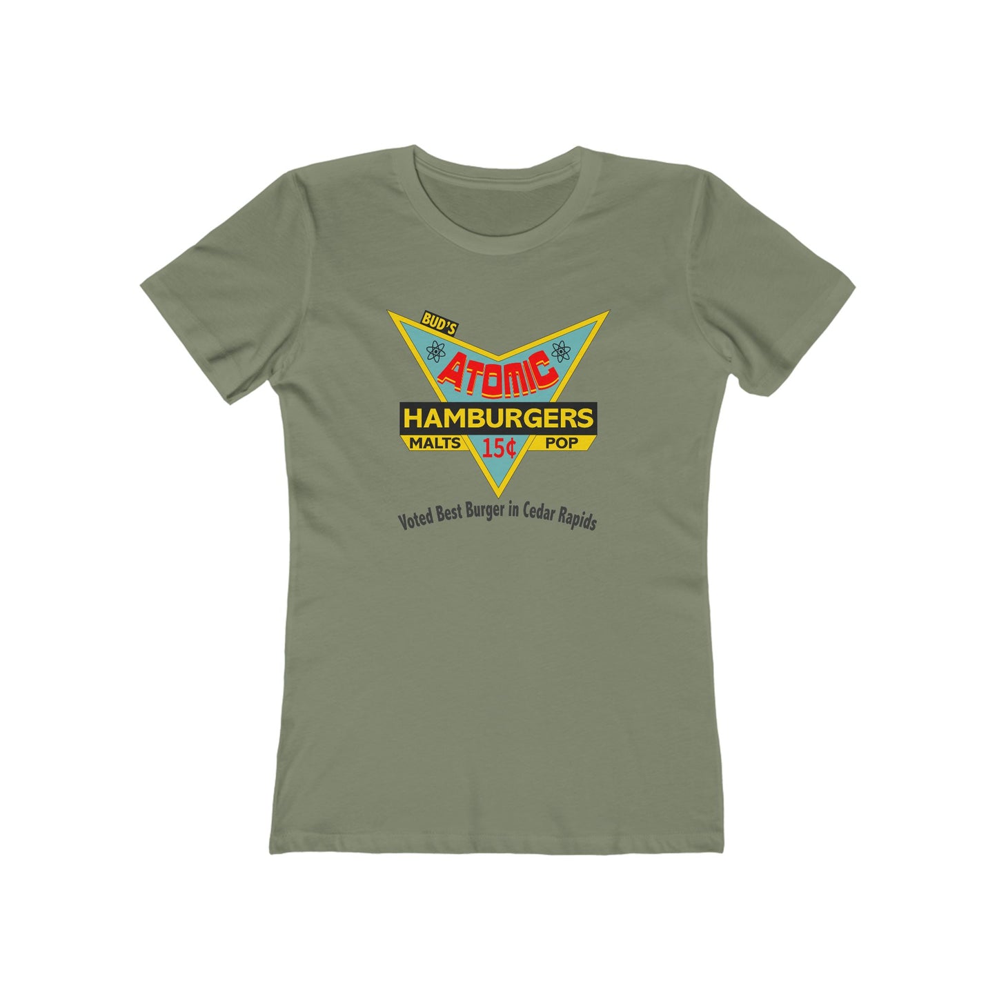 Atomic Hamburgers Retro Sign Women's T-Shirt