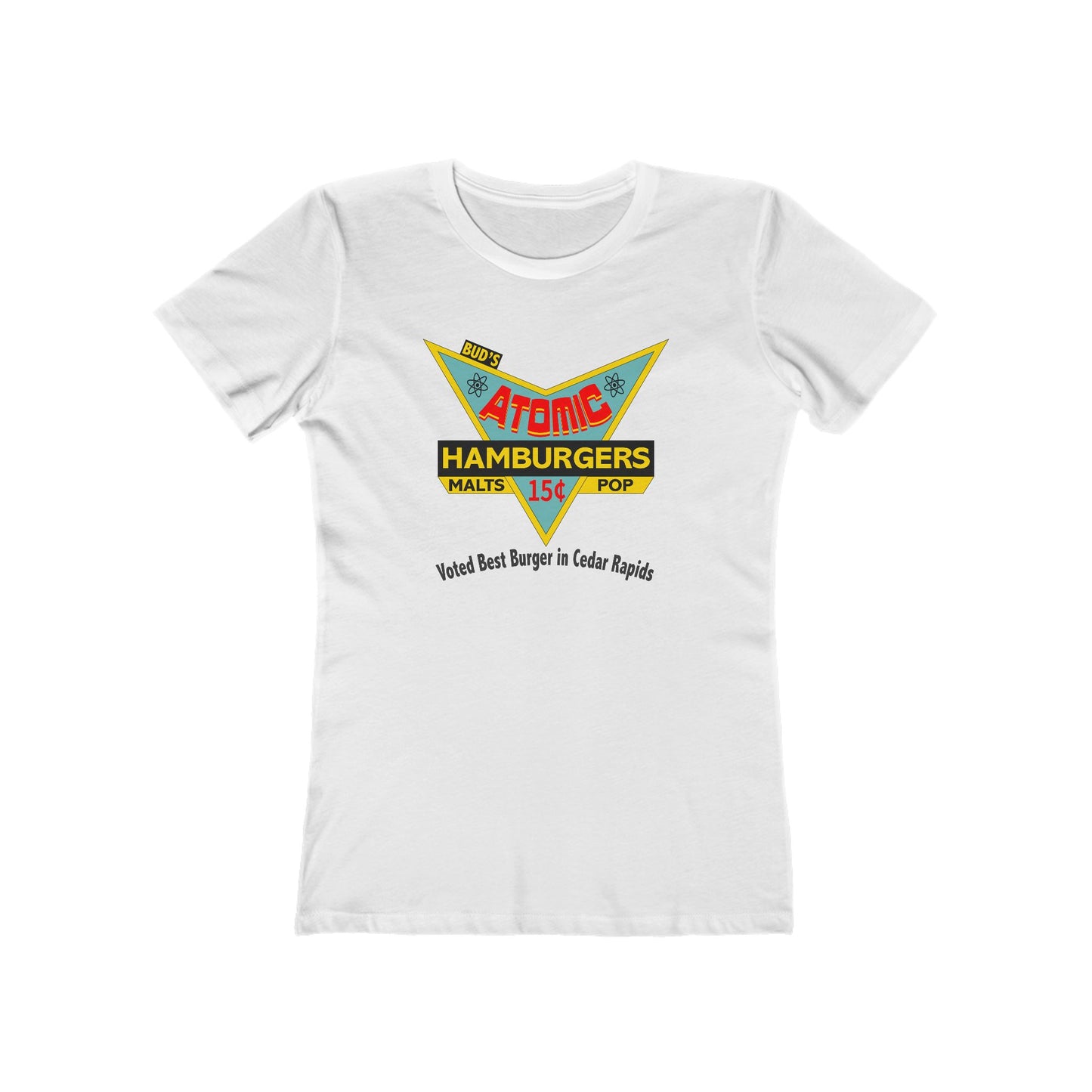 Atomic Hamburgers Retro Sign Women's T-Shirt
