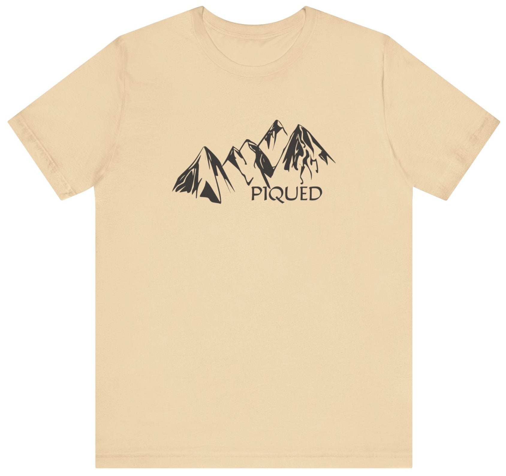 Piqued peaked mountain t shirt