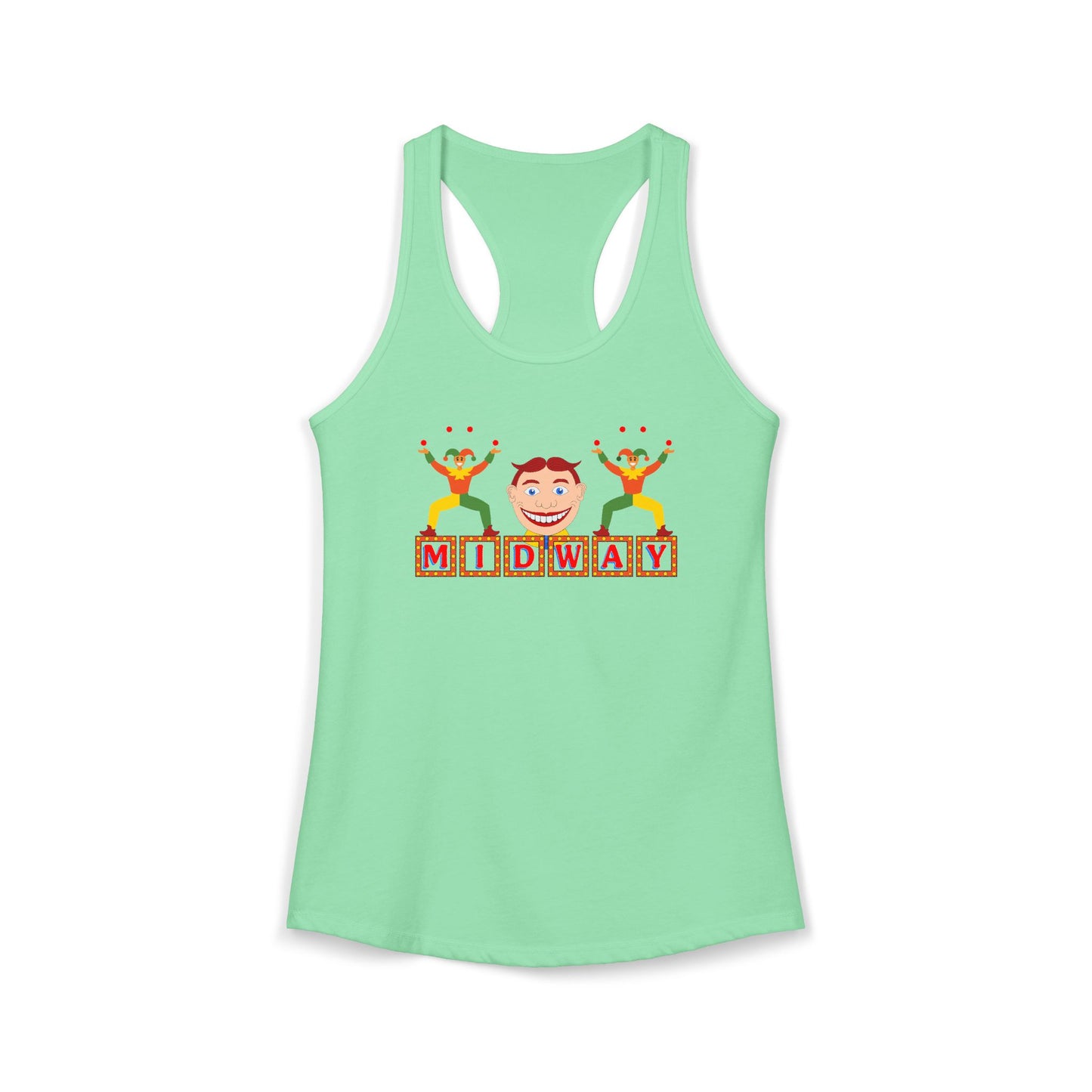 Carnival Midway Tank Top Women's Racerback