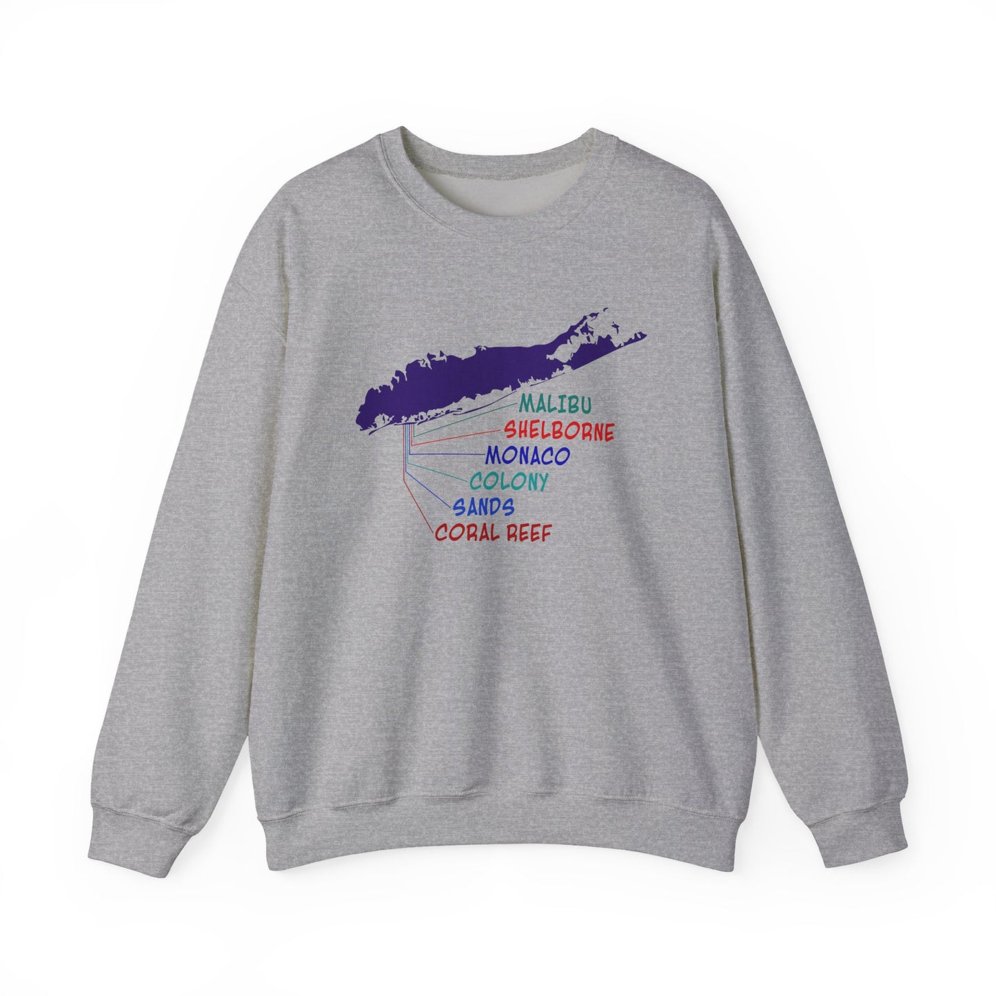 Lido Beach Clubs Unisex Sweatshirt