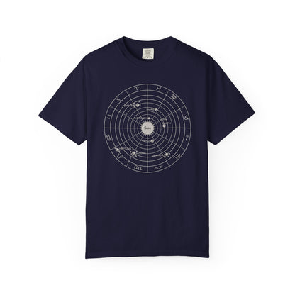 Solar System and Zodiac T-Shirt Unisex