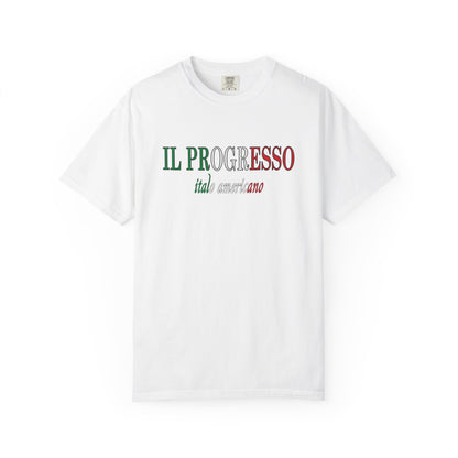 Il Progresso T-Shirt Italian Newspaper Unisex Tee