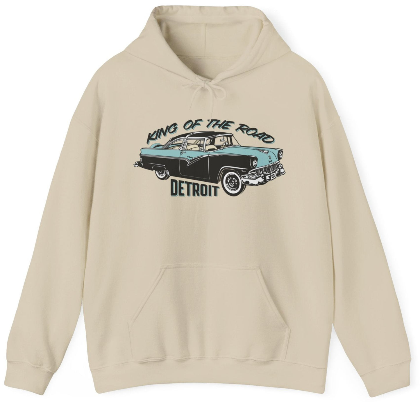 Detroit classic car hoodie