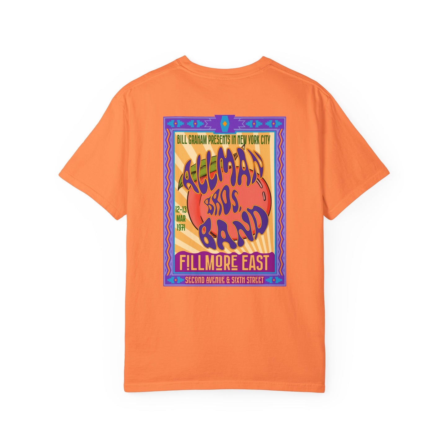 Fillmore East/Allman Bros at the Fillmore Front/Back Unisex T-Shirt