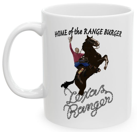 Texas Ranger Coffee Mug Ceramic 11oz