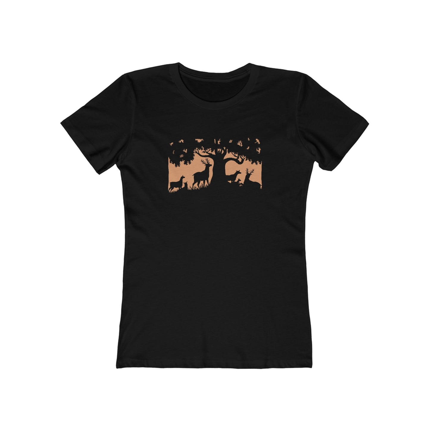 Deer in the Woods - Women's T-Shirt