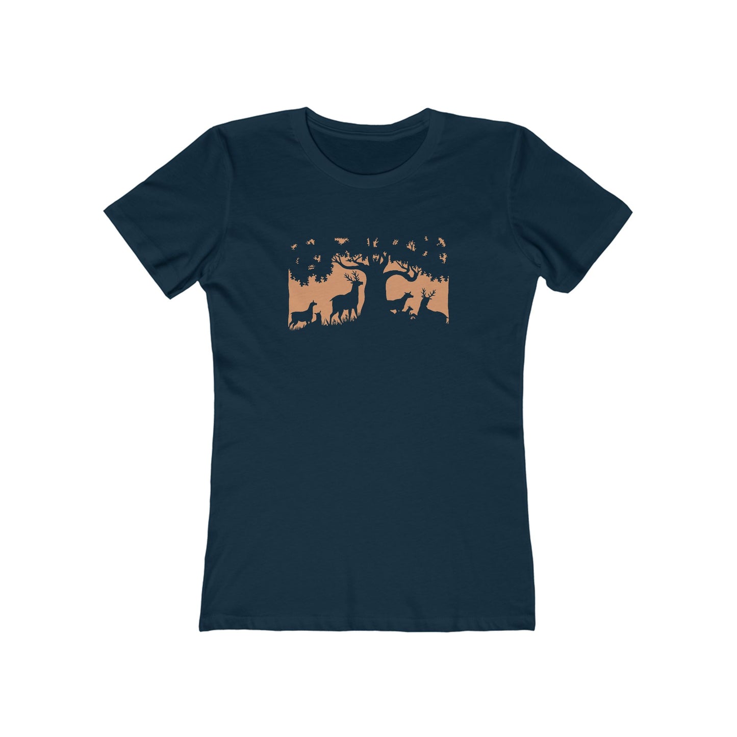 Deer in the Woods - Women's T-Shirt