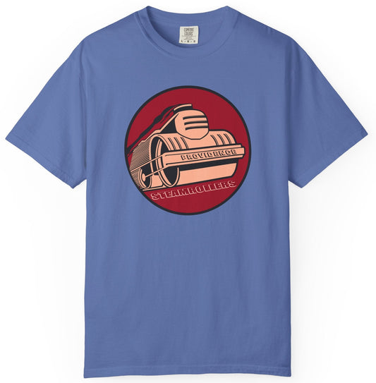 T-shirt with Providence Steamrollers basketball logo graphic