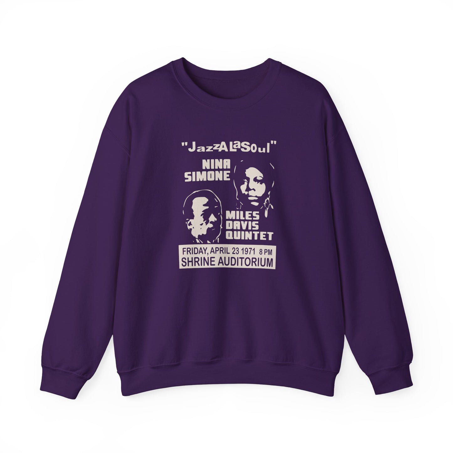 Nina Simone & Miles Davis at the Shrine Sweatshirt